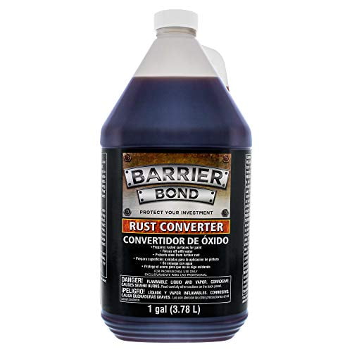 Barrier Bond - Rust Off - Professional Rust-Converter Coating -1 Gallon Bottle of Premium Rust Convertor Coating - Anti-Rust Protection for Underbody Rustpoofing Converts Rust to I