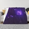 thumbnail image 1 of Purple Cube Blanket, Fluffy Soft Cozy Blanket Flannel Plush Microfiber Couch Throw, Bedding, 80"x60", 1 of 7