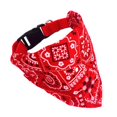 thumbnail image 5 of Pañuelo para el cuello para perro, collar para cachorro y gato, bandana con accesorios de cuero, bufanda ajustable para cachorro y gato, 5 of 5