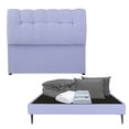 thumbnail image 1 of Box Base Cama Slim Matrimonial+Cabecera Nube Lila+Almohada 2Pack+Protector Cloud+Sabanas Softy+Edredon Homy, 1 of 8