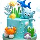 thumbnail image 1 of Juego de 8 piezas para decorar tartas BACH AND BOUJEE Ocean Animal, 1 of 7