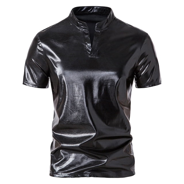 Playeras De Bambu Para Hombre, Camiseta Informal Suave Y Cómoda Con Estampado Pequeño, Cuello Redondo Y Mangas Cortas.