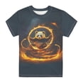 thumbnail image 3 of Hienoo Boy's Cartoon Graphic Tee Short Sleeve Crew Neck T-Shirt Summer Tshirt, Sizes 1-13, 3 of 3