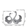 thumbnail image 3 of Living Room Decor | Pair of Swan Decor Modern Decor | Anniversary Gift for Couple | Luxury Home Decor for Tabletop Office | Wedding Anniversary Gifts for Couple, 3 of 4