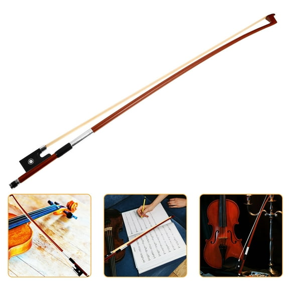 Masteelf 1/4 Size Violin Bow with Horse Hair - Professional Replacement Bow for Violin Practice and Performance