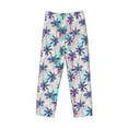 thumbnail image 4 of Balery Palm Leaves print Men's Pajama Pants,Ultra Lightweight Pjs,Lounge Pant-Large, 4 of 9