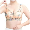 thumbnail image 4 of JAKANYQ Woemens Brassiere Ice Silk Lace Bra Elle Bloom Bra For Seniors Sagging Wire Bra Skin-Friendly, 4 of 6
