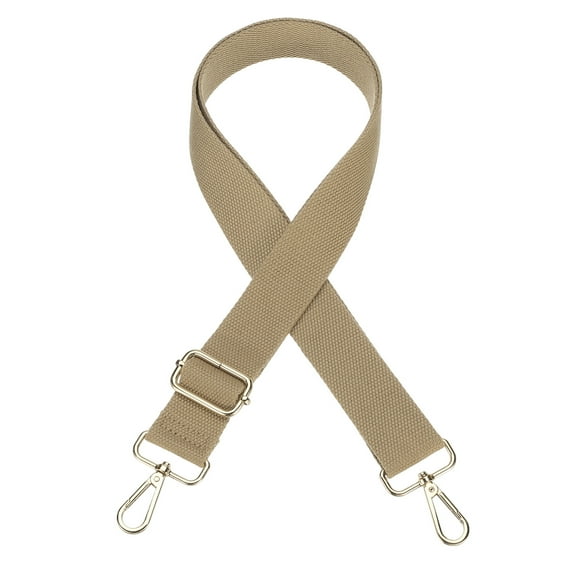 Uxcell Wide Shoulder Purse Strap [1Pcs] - 55 Inch Adjustable Straps Replacement for Handbag Use For Purse & Crossbody Bag & Guitar & Canvas Bag - [Khaki]