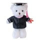 thumbnail image 2 of Oso de peluche de graduación con birrete negro, 30 cm (11,8 pulgadas)., 2 of 2