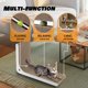 thumbnail image 3 of Cat Scratcher SMARTBEAN de cartón en forma de L con bolas de juguete para hierba gatera, 3 of 6
