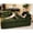 Green, variant on Soft Corduroy 4 - Seat Armless DIY Modular Sofa / Fit for Small Spaces and Long - Term Sitting