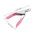 thumbnail image 2 of Professional Stainless Steel French Nail Cutter UShape Nail Clippers for Acrylic and Gel Nails, 2 of 4