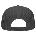thumbnail image 4 of OTTO Cotton Blend Twill 5 Panel Pro Style Mesh Back Trucker Hat - Nvy/Kha, 4 of 4