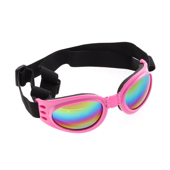 PENIKOKO Dog Sunglasses UV Wind and Water Resistant with Adjustable Straps and Frames