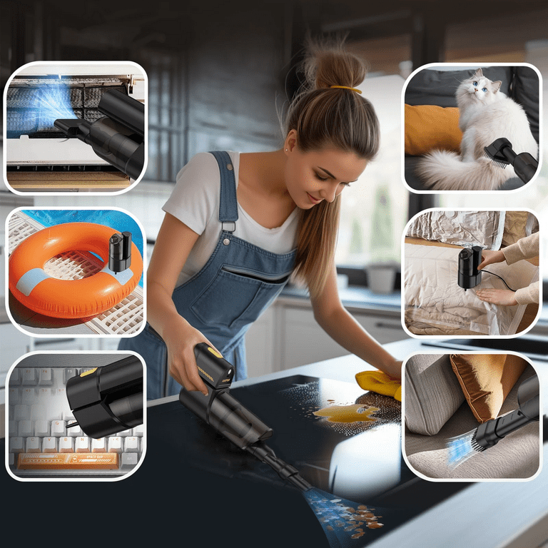 AVAPOW Handheld Cordless Vacuum, 18000PA Suction, 7200mAh Battery