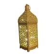 thumbnail image 4 of Rongfmy Decorative Candle Lantern Tabletop Lantern Light Home Decoration Hanging Lantern Aureate M, 4 of 9