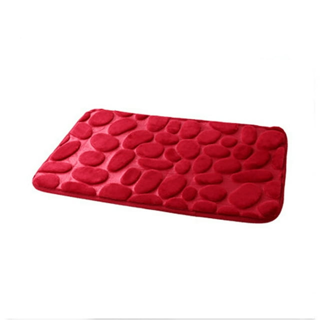 40x60cm Memory Foam Bath Mat, Absorbent Quick-Dry Non-Slip Shower Rug for Bathroom Floor Safety Comfort