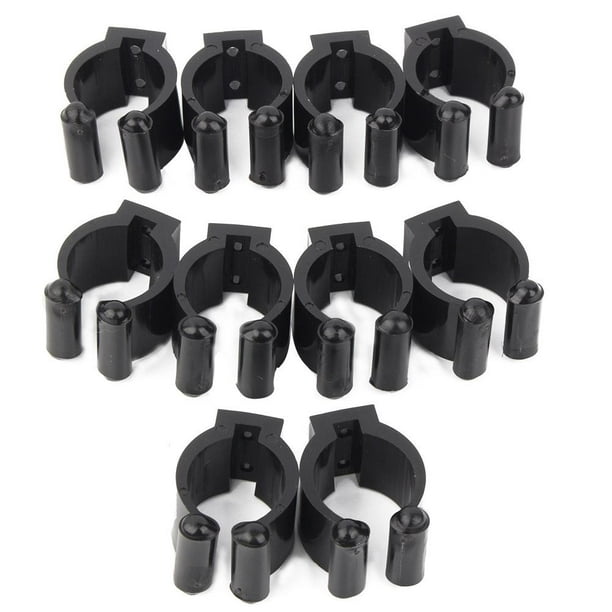 10 Pcs Fishing Rod Holder Clip Replacement Fishing Poles Rod Holder Clips  Billiards Pool Cue Clips Clamps Holder Durable Fishing Poles Rod Holder