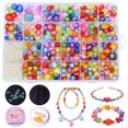 thumbnail image 1 of Snap Beads Set Creative Acrylic Developmental DIY Beads Toy DIY Jewelry Beads, 1 of 5