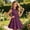 d-291Dark Purple639, variant on HAYIMI Child Kids Girls Fly Sleeve Ruffles Dress Dance Party Dresses O-Neck Vacation Sundress