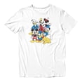 thumbnail image 2 of Disney Mickey Mouse Women's Vintage Character Group T-Shirt (Bright White, S-XXL), 2 of 4