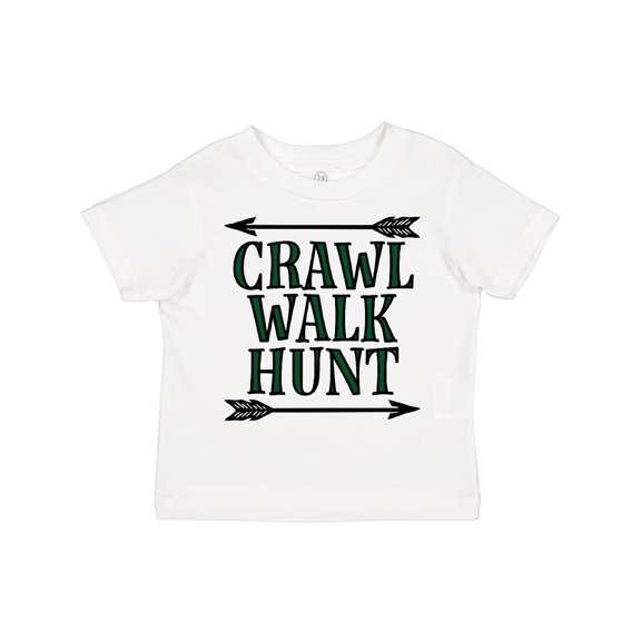 Inktastic Bow Hunting Crawl Walk Hunt Boys or Girls Toddler T-Shirt