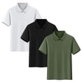 thumbnail image 2 of Abomasnow Boy Girls Quick Dry Shirts Kids Short Sleeve Collared Shirt Performance Moisture Wicking Casual Workout Shirt, 2 of 9