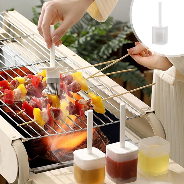 Botella pequeña y portátil para condimentos de soja, ideal para cocinar, barbacoa, repostería y para aplicar con brocha. Resistente a altas temperaturas.