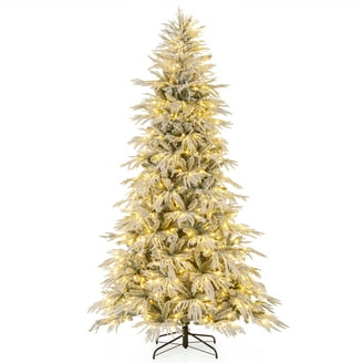 Costway 8 FT Artificial Xmas Tree with 1498 PVC Branch Tips 880