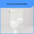 thumbnail image 2 of Medline Raised Toilet Seat with Secure Side Locks, 4" Elevation - 250 lbs. capacity, Independent Adults and Disabled Adults - 1 Ct., 2 of 6