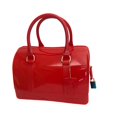 thumbnail image 3 of MIFORINES Bolso de mano con asa superior en forma de almohada de gelatina de verano para mujer, bolso de cristal transparente de Color caramelo, 3 of 5