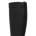 thumbnail image 3 of 1 Pair 15‑20mmHg Closed Toe Zipper Compression Socks Women Knee High Compression Stockings Black L/XL, 3 of 4
