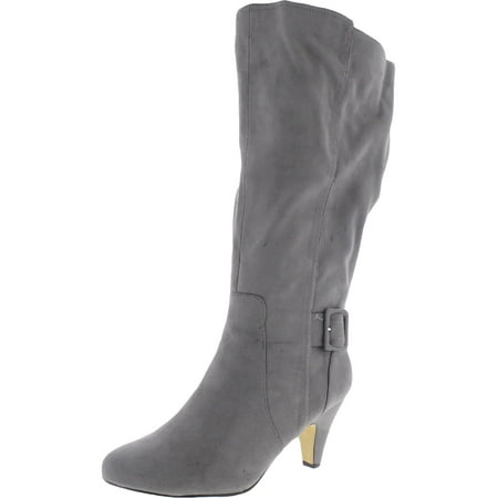 

Bella Vita Womens Troy II Plus Knee-High Boots Gray 10 Extra Wide (E+ WW)