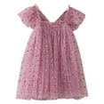 thumbnail image 1 of B91xZ Robe Printemps Été pour Filles Robe Décontractée Sans Manches avec Poches, Violet 12-18 Mois, 1 of 5