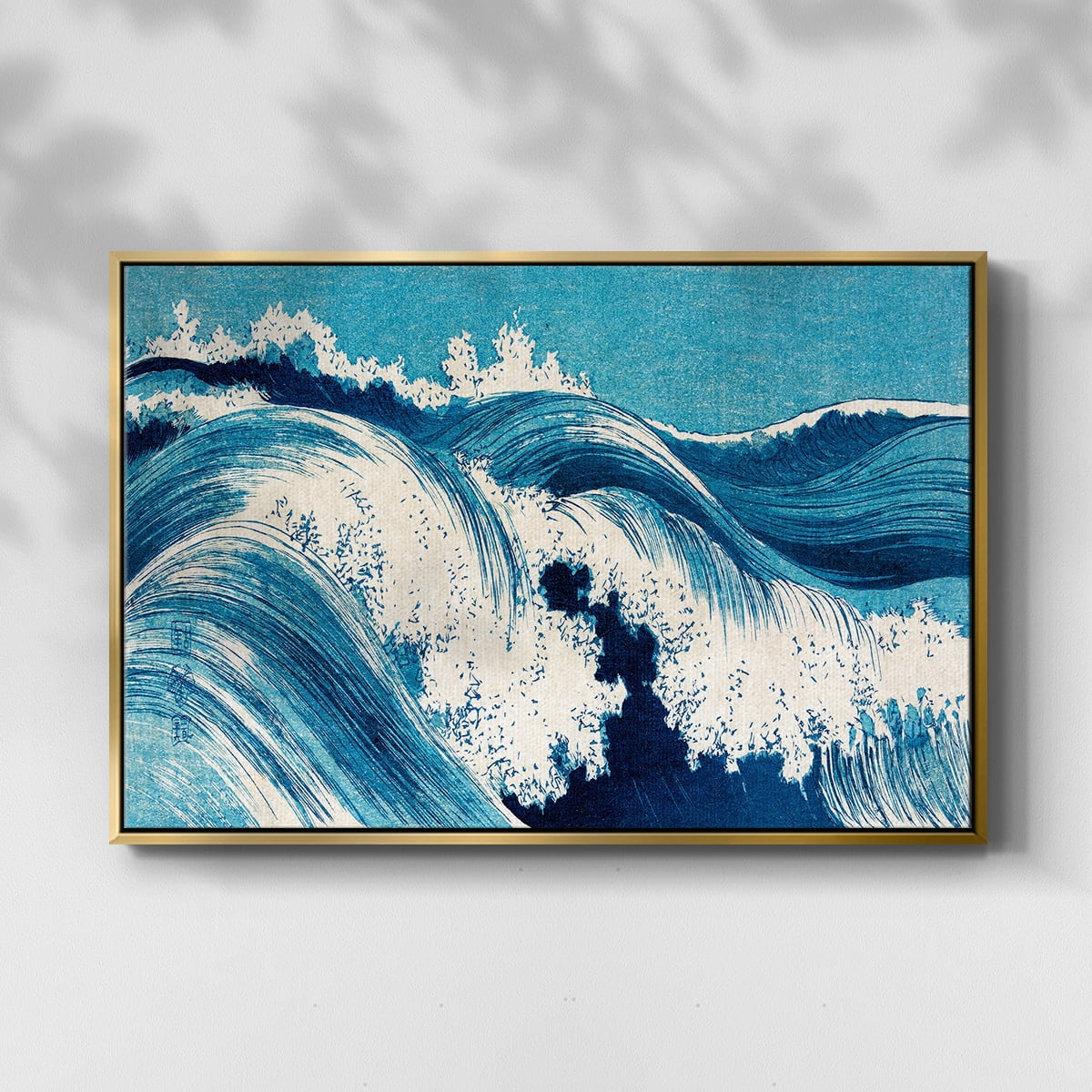 Vintage Landscape-CXXI By Wexford Home Framed in Gold Wood Gallery Wrapped Canvas 27 in. x 41 in.