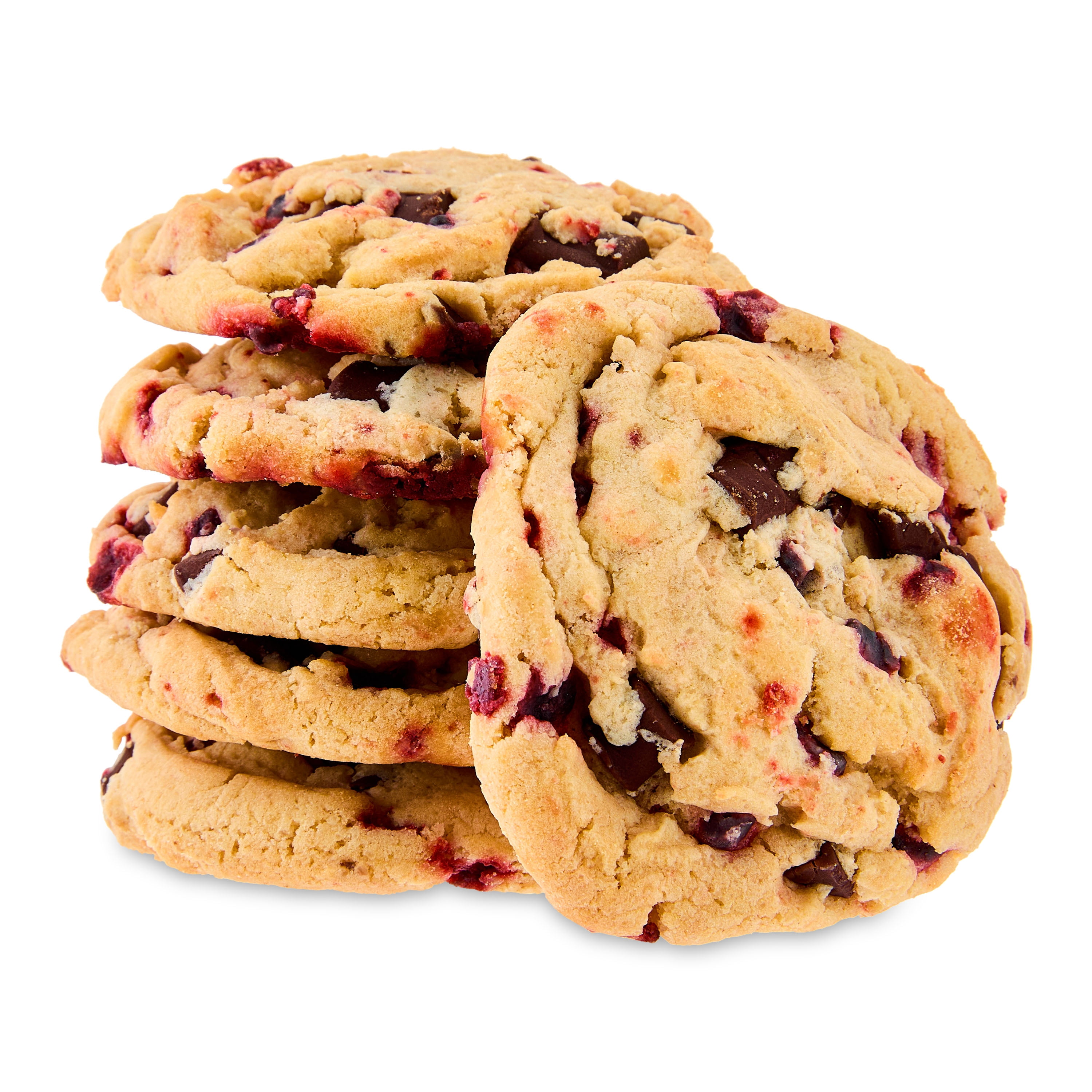 Marketside Strawberry Chocolate Valentine's Day Baked Cookies, 13.5 oz, 6 Count