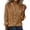 Khaki, variant on Women's Long Sleeve Shirt, Small V Neck Button Up Cardigan Style with Chest Pocket, Casual Loose Fit Blouse for Daily Wear, Office Outfits and Spring Summer Essential Wardrobe-Black