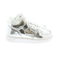 thumbnail image 2 of Versace Jeans Couture Womens Signature Mid Top Lace Up Silver Sneakers-EU37 for womens, 2 of 4