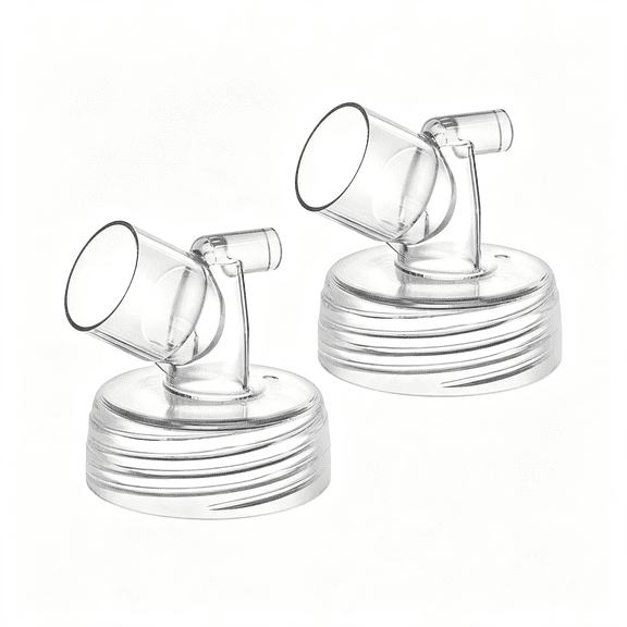 XIRQI Widemouth Connector 2Pc Compatible with S1 S2 Pump Wearable Breast Pump