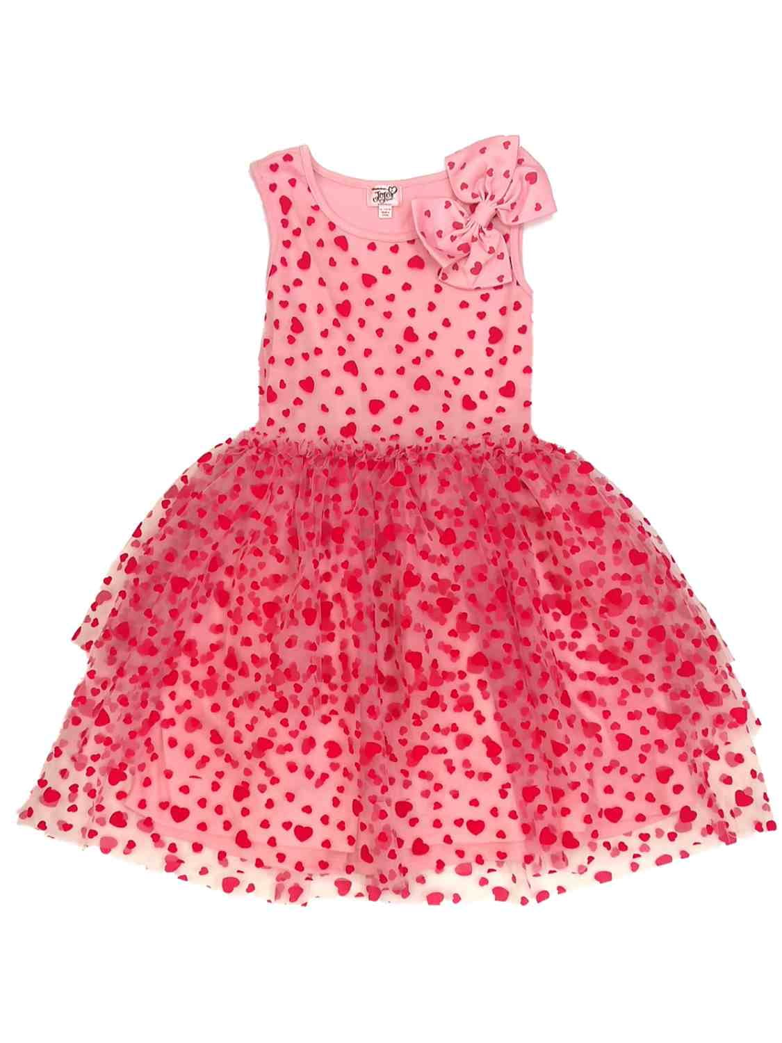 JOJO - Girls Pink & Red Polka Dot Heart Jojo Siwa ...