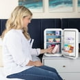 thumbnail image 7 of Cooluli Concord 20-Liter Compact Cooler/Warmer Mini Fridge, White, 7 of 7