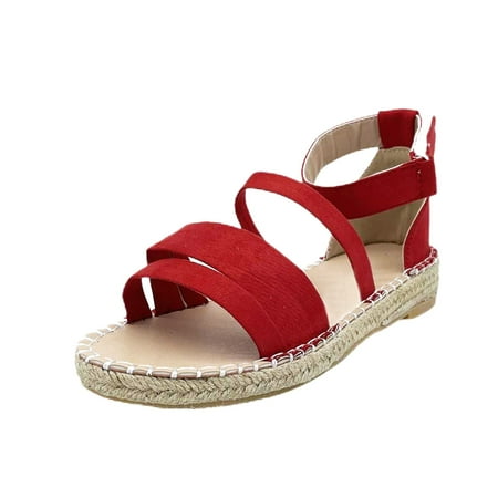 

zuwimk High Sandals For Women Women s Open Toe Open Back Stiletto Heel Dress Shoes Perspex Vamp With Bow Sandals Red
