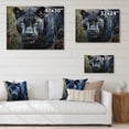 thumbnail image 4 of Designart "Gaze of the Panther I" Animals Print on Natural Pine Wood, 4 of 5