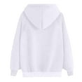 thumbnail image 4 of Women's Oversized Pattern Hoodie Casual Long Sleeved Heart Shaped Print Pullover Comfortable Pocket Drawstring Hoodie Long Zippe Sweatshirts for Women Sweatshirt for Women Graphic Sweatshirts Hoodies, 4 of 5