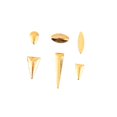 thumbnail image 3 of 1 bolsa Pro Metallic Nail Stickers Nail Art Decals Manicure Decor (MDHZ-19) Ehuebsd cuidado belleza, 3 of 9