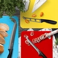 thumbnail image 4 of Hecef Knife Block Set, 25 Pcs Titanium Plated High Carbon Stainless Steel Extra Sharp Kitchen Knives, 4 of 12