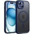 thumbnail image 1 of WWS-Magnetic pour Étui iPhone 15 Plus, Protection Complète de la Caméra Améliorée, Compatible MagSafe, Étui Robuste pour iPhone 15 Plus 6.7 Pouces, Protection contre les Chutes, Anti-Rayures, Bleu, 1 of 4