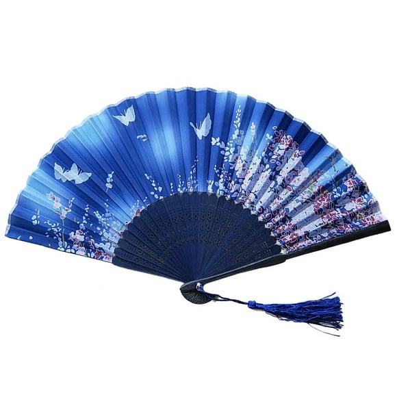 Toyvian Ventilateur Pliable pour Femme en Bambou Os Ventilateur à Main Chinois Accessoire de Danse 6 Pouces