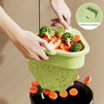 thumbnail image 6 of One-Touch Auto-Dump Filter Basket, Suction-Cup Sink Strainer & Sponge Holder, Corner Garbage Catcher for Kitchen Faucet, Quick Clean-Up Solution, 6 of 9