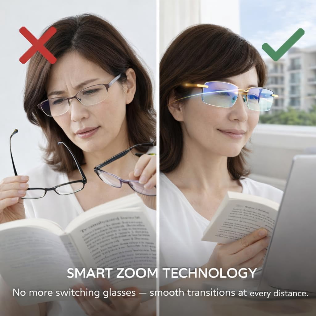 2026 NEW Vision Pro Eye Glasses Self Adjusting for Women/Men
